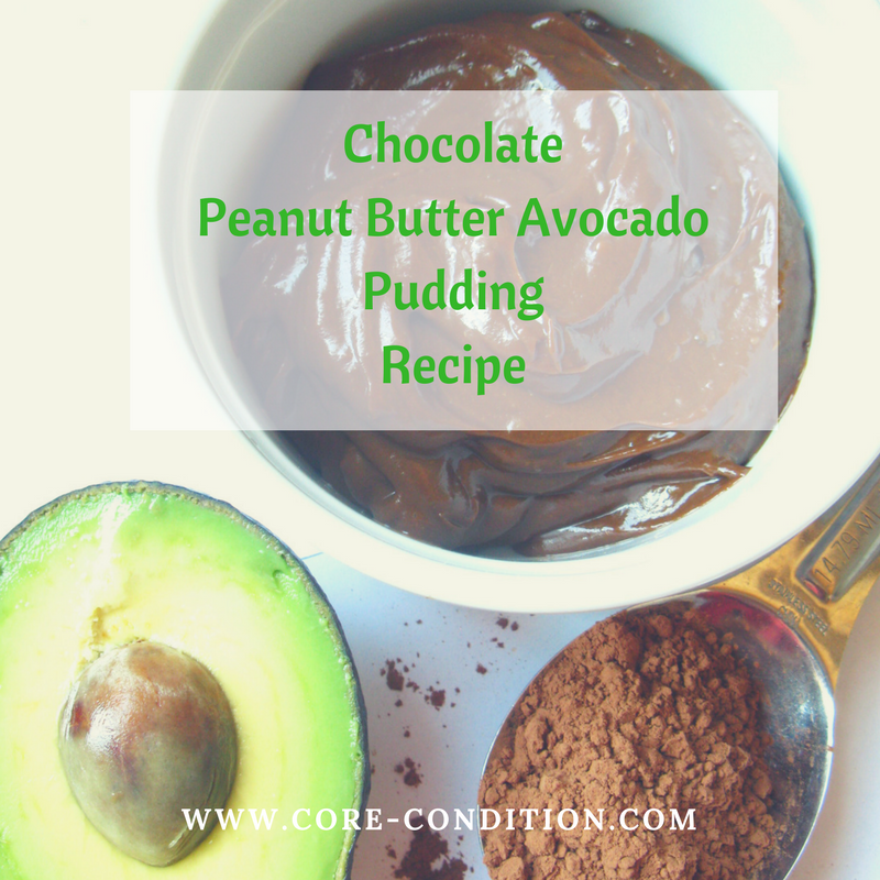 Chocolate Peanut Butter Avocado Pudding Recipe