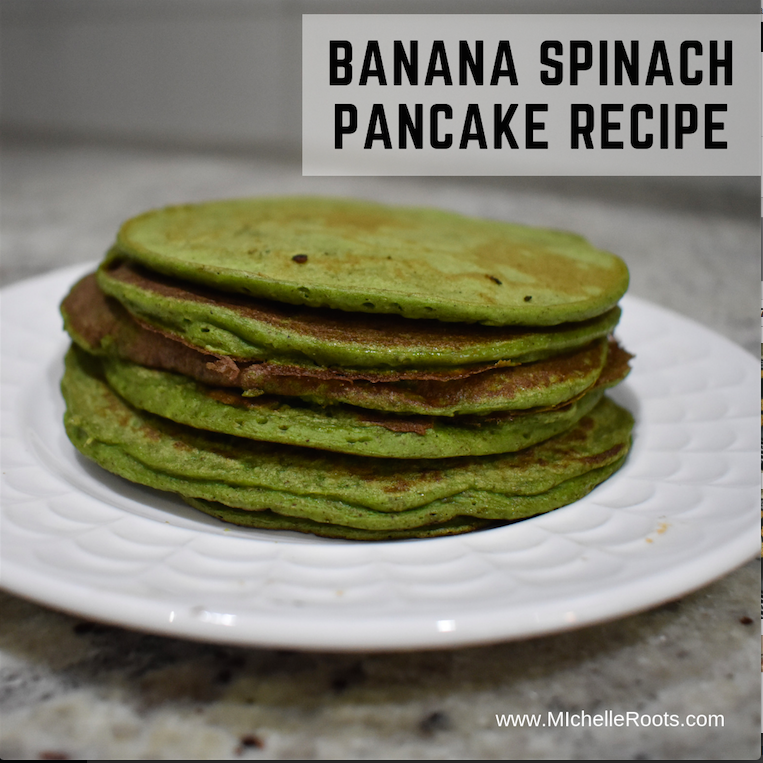 banana spinach pancake recipe