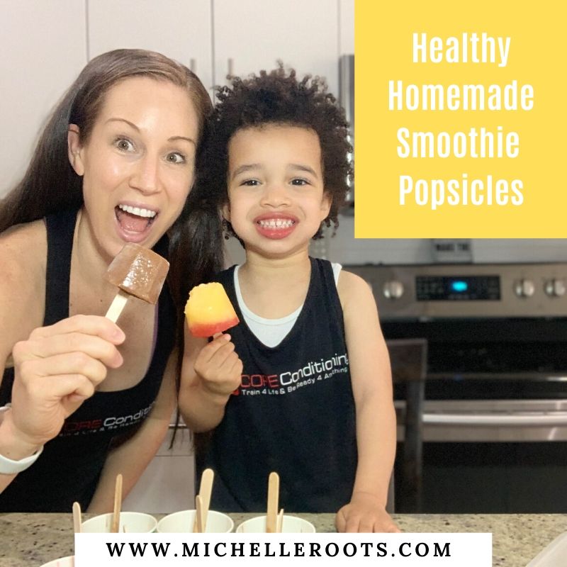 Healthy Homemade Smoothie Popsicles