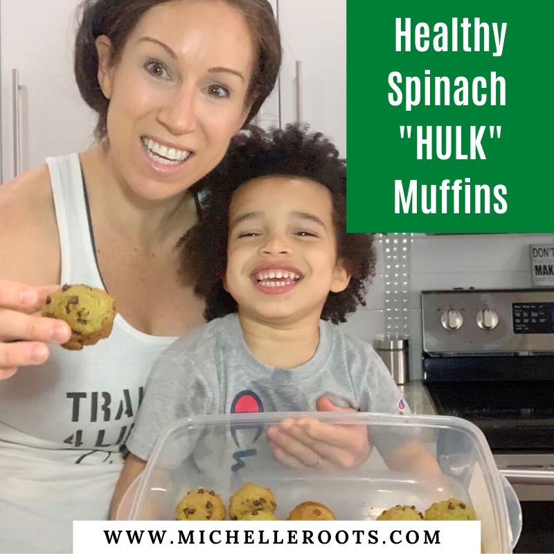 Healthy Muffin Recipe – Spinach “Hulk” Muffins
