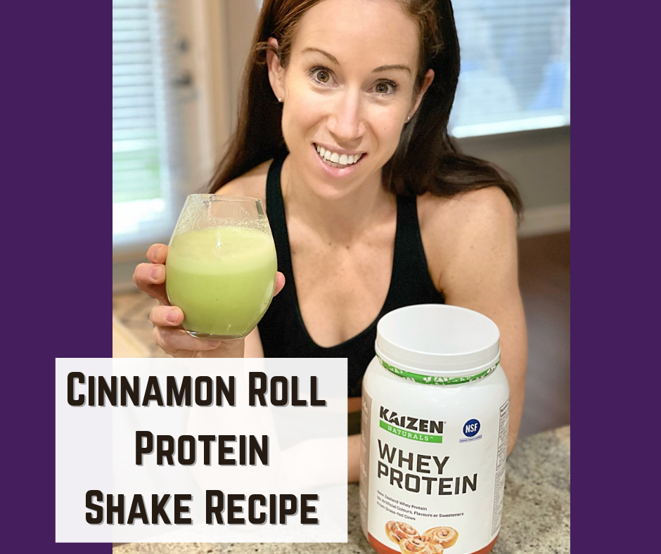 Cinnamon Roll Protein Shake Recipe